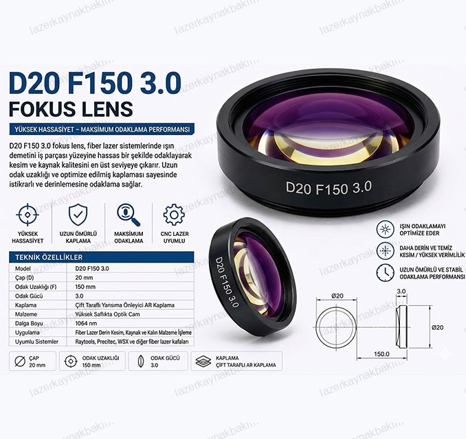 D20 F150 3.0 Focus Lens