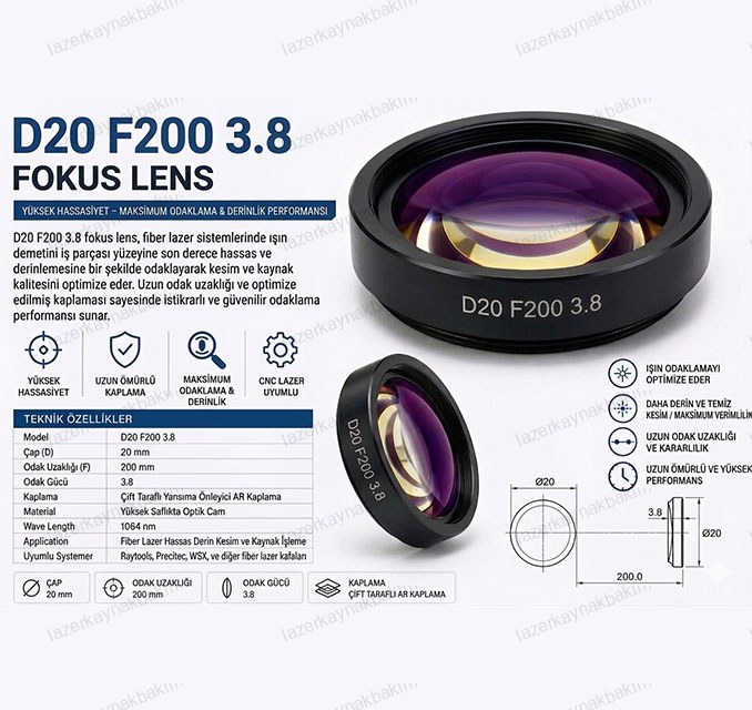 D20 F200 3.8 Focus Lens