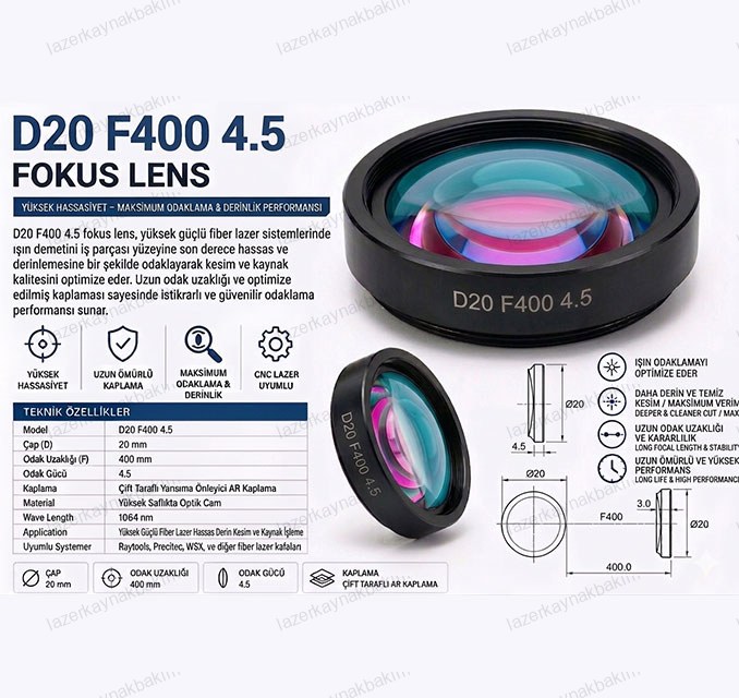 D20 F400 4.5 Focus Lens
