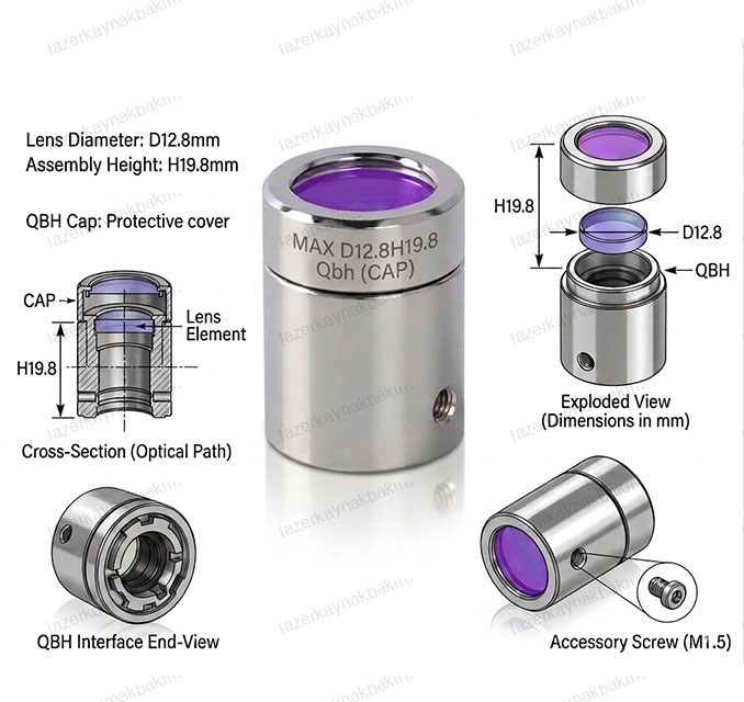 Max D12.8 H19.8 QBH (CAP)